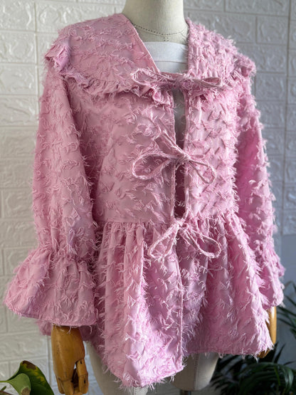 Bağlamalı Kimono Hırka