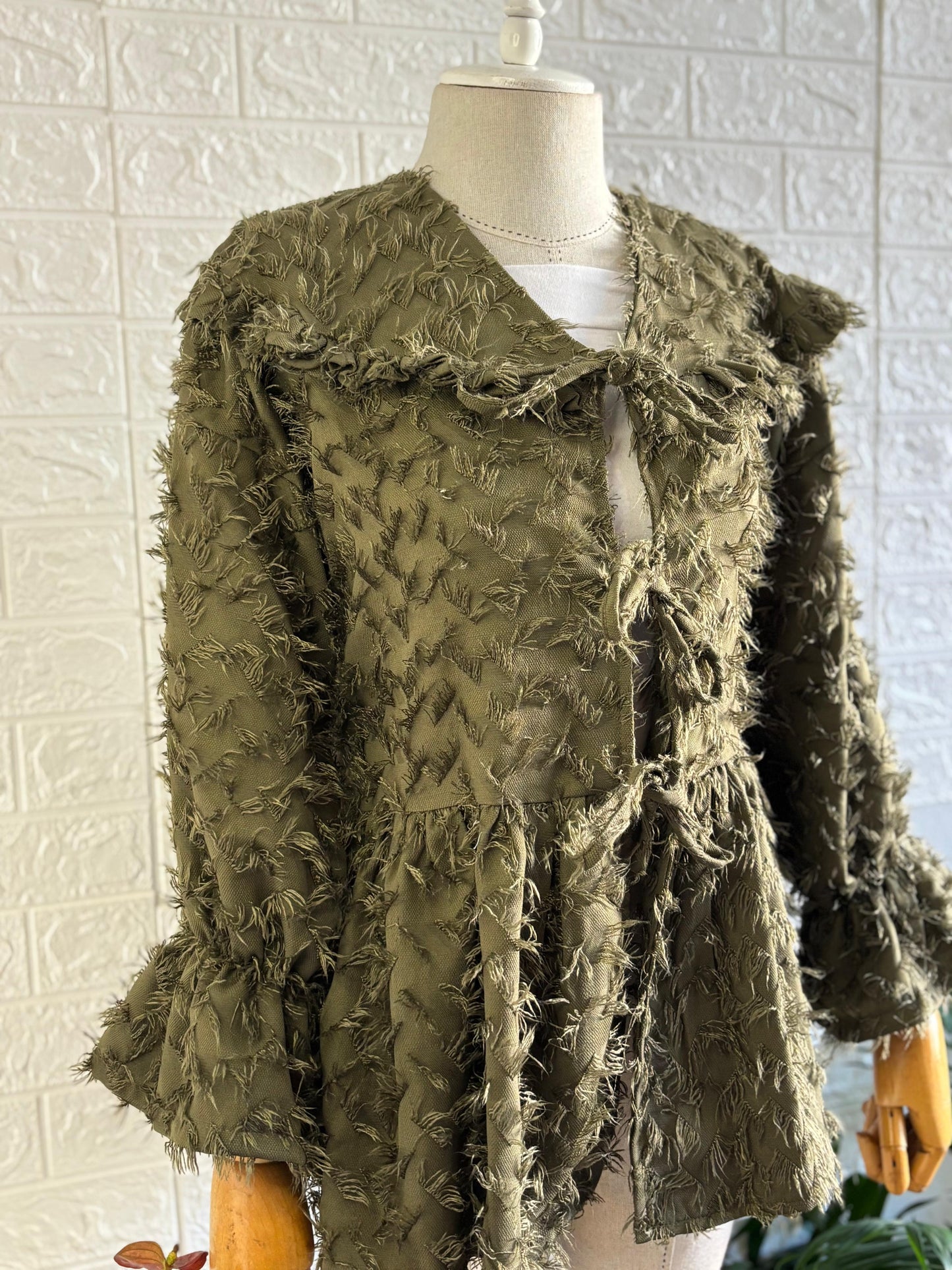 Bağlamalı Kimono Hırka