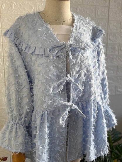 Bağlamalı Kimono Hırka