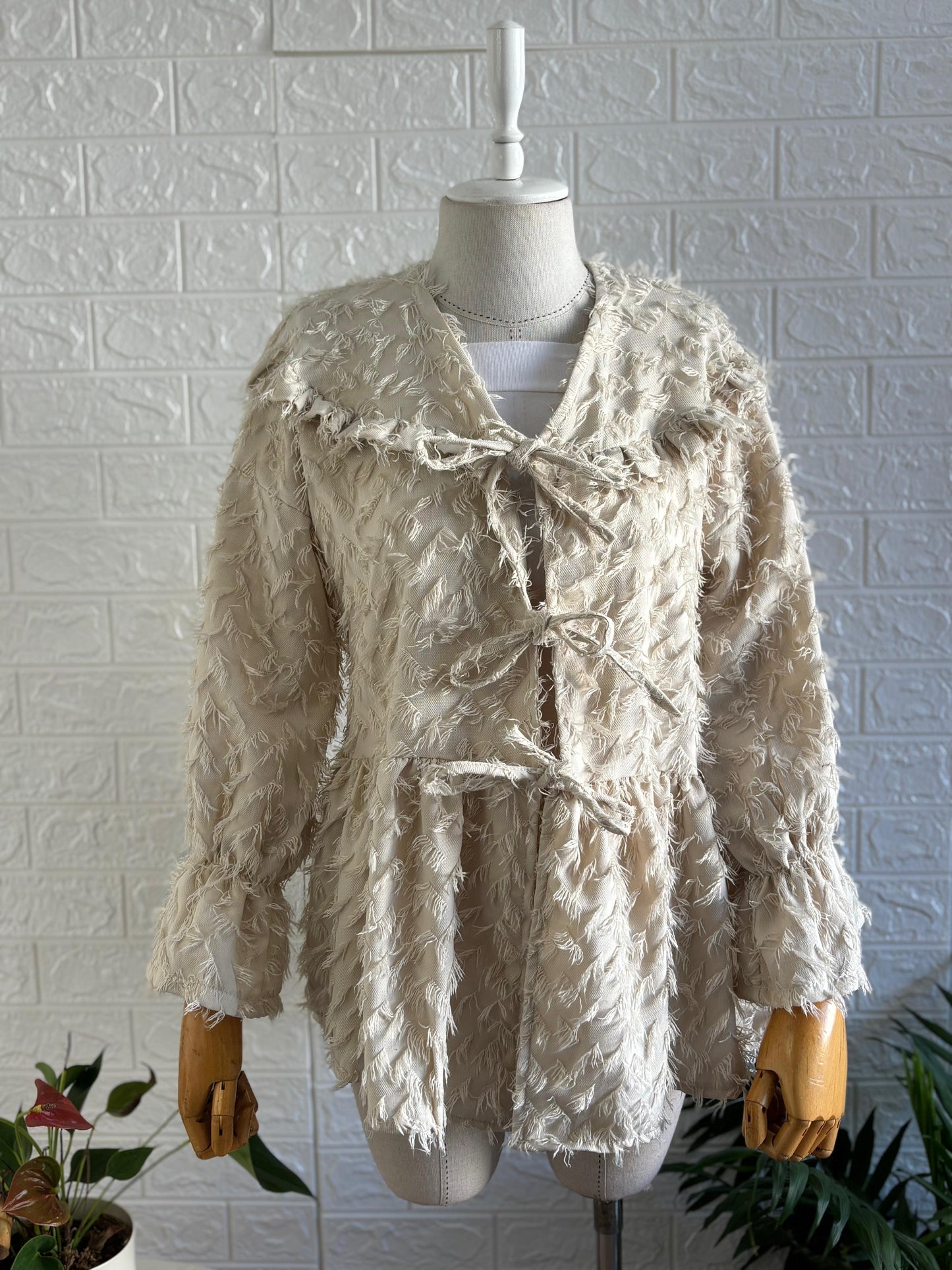 Bağlamalı Kimono Hırka
